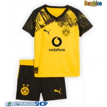 Maglie da calcio Borussia Dortmund Prima Maglia Bambino 2025-26 Manica Corta (+ Pantaloni corti)